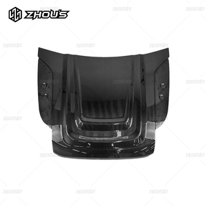 Zhous Design New Auto Parts Accesorios para exteriores de automóviles Capó de motor de fibra de carbono para New <span class=keywords><strong>Defender</strong></span> L663 90 110 Piezas - Product Image 2