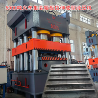Mesin Press Hydraulic Ulis CNC YL78-5000T, komponen inti Motor laher untuk panel pintu kereta, mobil pengangkut kereta api, bahan baja