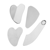 Spatule de Maquillage en Acier Inoxydable en Forme de Cœur DIY – Spatule Spéciale pour Fond de Teint, Grattoir à Liquides, Masques, Crème Contour des Yeux – Outil de Maquillage