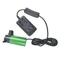 Adaptateur SY-1016 35W 12V 220V Mini pompe à eau submersible avec fraise à rainurer pour nettoyage de fontaine d'aquarium d'étang