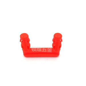 Red Plastic U Shaped Connectors For Panel Furniture Cabinet Wardrobe Concealed Fasteners Easy Installation - Product Image 4