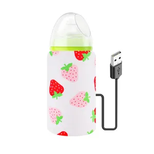 USB Milk Water Bottle Warmer Travel Stroller Insulated Baby Nursing Bottle Heater Newborn
