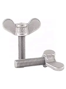 Ingot Hand Screw 304 Stainless Steel Butterfly Screw