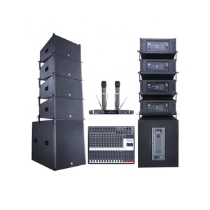 Caixa de madeira compensada para concertos, sistema de som para ambientes externos, amplificadores para ambientes externos, matriz de linha de alto-falantes, 5000w - Product Image 1