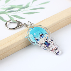 Promotional Custom Double Sided <b>Anime</b> Acrylic Glitter Epoxy Charms Epoxy Acrylic <b>Keychain</b> Charms Custom Acrylic <b>Keychain</b> - Product Image 2