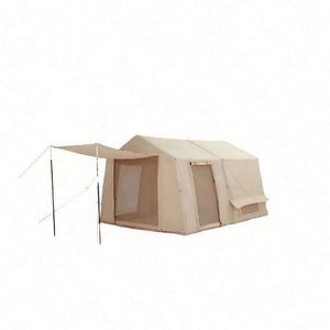 Carpa Inflable Impermeable de Gran Espacio para Acampar al Aire Libre, Carpa Inflable con Paredes de Lona y Postes Inflables - Product Image 3