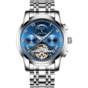 Reloj Mecánico Automático para Hombre, Esfera Luminosa, Diseño Hueco Moderno, Resistente al Agua, <span class=keywords><strong>Reserva</strong></span> de Energía, Alta Calidad, 20 mm, Oculto - Product Image 3