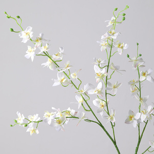 Mini orquídeas artificiales pequeñas de alta calidad, flor Real Touch, tallo largo, orquídeas falsas - Product Image 3