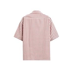 Chemise à carreaux classique pour homme, coupe ample, 100% coton, manches courtes, style tendance - Product Image 6