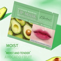 Patchs de soin des lèvres nourrissant l'humidité Fruits Essence Patchs de soin des lèvres vitamine C Masque pour les lèvres Nourrissant Humidité Fruits Essence