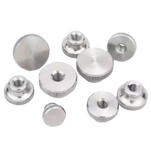 Tuercas de pulgar moleteadas de acero inoxidable M5 M6 304, sujetadores de perillas redondas mecanizadas CNC para piezas de impresora <span class=keywords><strong>3D</strong></span> - Product Image 5