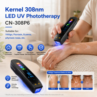 Lampe LED UVB portable CN-308P6 pour thérapie UVB, haute intensité 308NM, pour le traitement du vitiligo et du psoriasis