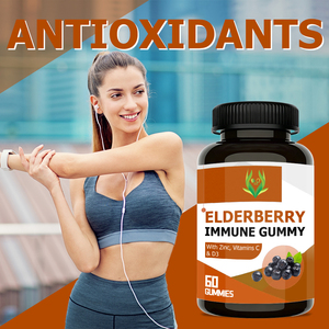 Gomitas Inmunitarias de Vitamina C y D3 con Baya del Saúco, Personalizables de Fábrica, Suplemento Antioxidante para Adultos y Niños - Product Image 6