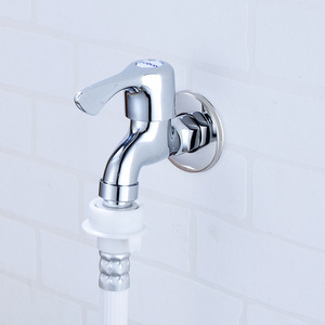 9U9UA Brass <b>Kitchen</b> Faucet Single <b>Handle</b> Quick Open <b>Copper</b> Valve In Wall Installation Easy Install - Product Image 2