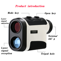 Télémètre laser haute précision TM600 6,5X IP54 600M pour le golf et la chasse avec compensation de pente