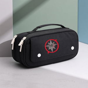 Estuche para Lápices de Gran Capacidad, Multicapa, Portátil, Color Rosa, Bolsa de Papelería para Estudiantes de Primaria - Product Image 4