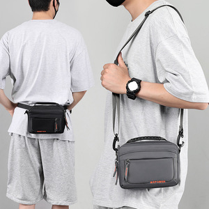 Sac à dos léger et imperméable tendance pour homme, sac bandoulière messager professionnel en nylon - Product Image 5
