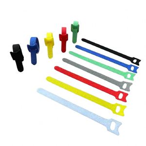 Attaches-câbles Velcro en T double face, personnalisables en couleur, en nylon, fournies par le fabricant - Product Image 3