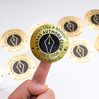 Étiquettes autocollantes en papier personnalisées avec logo holographique, durables, résistantes à l'huile et à l'eau pour l'emballage