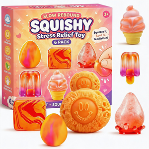 Manufacturer <b>Fidget</b> Gift Box Squishy Toy Set Maltose Squeeze Jellyfish Animal <b>Pack</b> Boxed Kids Birthday Party Christmas - Product Image 1