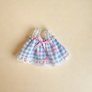 Ropa para Muñecas de 10 cm al por Mayor, Vestido Floral Original, Lindo Conjunto de Ropa para Muñeca Gatita, Ropa Intercambiable para Muñecas al por Mayor - Product Image 4