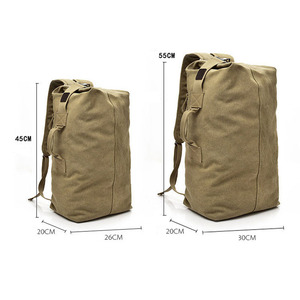 Sac à dos de sport personnalisé durable fabriqué en Chine avec logo personnalisé, sacs décontractés en toile, sac à dos de voyage en plein air - Product Image 3
