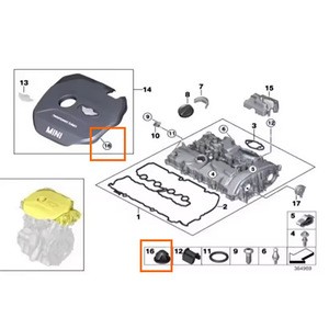 Bmw Engine Trim Cover Rubber Pad Buffer Block 25.5mm For <b>Car</b> <b>Interior</b> Parts - Product Image 2