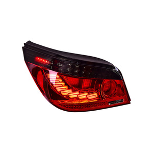 Para BMW 5 Series E60 520 523 525 2003-2010 montaje de lámpara trasera de coche actualización efecto de inicio LED Dragon Scale luces traseras Accesorios - Product Image 1