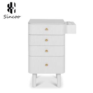 Custom Design Hair Salon Spa Storage Tool Popular Modern Design Wood <b>Trolley</b> Cart for Hairdressing for Beauty Salons - Product Image 6