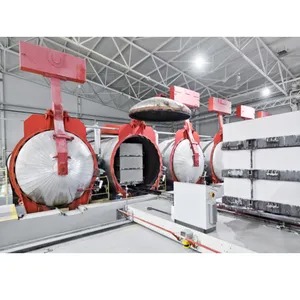 150000立方米全自动Aac砌块机高压釜混凝土气块生产线设备