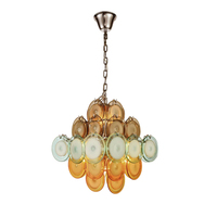Lustre français de luxe en verre de Murano pour restaurant, salle à manger, chambre à coucher, bureau, éclairage duplex de qualité supérieure, design élégant