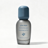 Emballage de flacon pompe cosmétique personnalisé de luxe, flacon pompe en verre vide de 40, 100, 120 ml, ensemble de flacons pour crème, sérum, lotion pour les soins de la peau