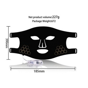 Dispositivo de Cuidado Facial Antiarrugas para Spa en Casa, Máscara de Belleza de Silicona Flexible con Terapia de Luz Roja LED - Product Image 3