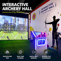 Simulador de Tiro con Arco Interactivo, Puntuación Digital en Tiempo Real, Juego de Tiro con Arco Multijugador para Centros Comerciales, Salas de Juegos Interiores y Lugares Familiares