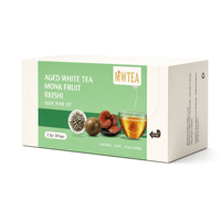 Thé aux herbes Keto sans calorie, saveur fruit du moine et Reishi blanc, directement de l'usine, en sachet, naturellement sucré, sans sucre ajouté, OEM