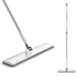 Mopa Plana <span class=keywords><strong>de</strong></span> 90 cm <span class=keywords><strong>de</strong></span> Ancho con Placa <span class=keywords><strong>de</strong></span> Aluminio, Cubre Más Área, Rotación <span class=keywords><strong>de</strong></span> 180 Grados, Almohadilla <span class=keywords><strong>de</strong></span> Microfibra <span class=keywords><strong>de</strong></span> Secado Rápido, Ligera (1.5 kg), Gran Capacidad - Product Image 1