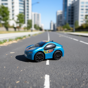 Voiture de sport à friction pour enfants, jouet en plastique, véhicule de course urbaine pour jeu en intérieur - Product Image 2