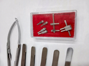 Juego de Instrumentos Básicos para Microcirugía Manual, Instrumentos Quirúrgicos Reconstructivos de Plástico, Acero Inoxidable Alemán, CE - Product Image 2