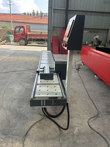 Kỹ thuật số Chéo Cắt đo máy cắt tự động Stopper Con lăn bảng Tự động đo chiều dài dừng di chuyển CNC bàn làm việc máy - Product Image 5