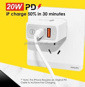 อะแดปเตอร์ชาร์จเร็ว 20w สำหรับเดินทาง ชาร์จโทรศัพท์มือถือแบบ PD USB Type-C ชาร์จเร็ว - Product Image 4