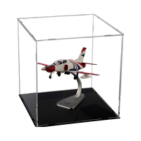 Vitrine en acrylique transparente polie Meijie pour objets de collection, figurines, écologique, 15x15x15 cm, simplicité moderne, maison