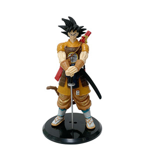 Nouveau Styel20cm Dragons Balls Anime Action Figure Super Saiyan Broly Samurai Cheveux Noirs <span class=keywords><strong>Goku</strong></span> Samurai Stance Anime Figure Modèle - Product Image 5