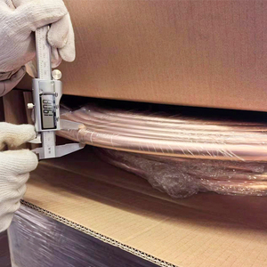 Tubo de Cobre C11000 C12500 99.95% Suave y Duro, Tubo de Cobre en Rollo Plano de 1/4\", 3/8\", 1/2\", 5/8\", 3/4\", 7/8\" para Soldadura - Product Image 3