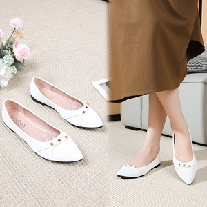 Mocassins à la mode pour dames Chaussures <span class=keywords><strong>bateau</strong></span> plates à enfiler Chaussures habillées élégantes - Product Image 6