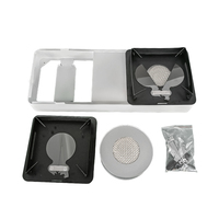 Réchaud à alcool miniature portable pour l'extérieur, double brûleur pliable