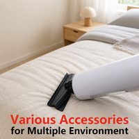 Aspirateur sans fil léger avec station de nettoyage, autonomie maximale de 35 minutes, avec divers accessoires pour de nombreux environnements