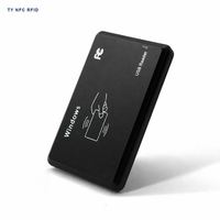 Lecteur-graveur de cartes RFID NFC sans pilote 13,56 MHz, dispositif de contrôle d'accès pour ascenseur, portée longue de 0 à 5 m, noir