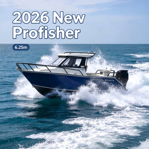 Nuevo Profisher 6.25m 20 pies, Barco de Pesca de Cabina de Aluminio Totalmente Soldado, Yate Deportivo de Lujo y Alta Velocidad - Product Image 1