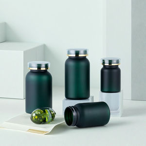 Bouteilles pour comprimés, bonbons pour animaux de compagnie, pots à herbes avec couvercles à vis, bouteilles personnalisées pour l'emballage de capsules et de comprimés, vitamines - Product Image 1
