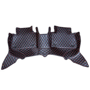 Tapis de sol de voiture en cuir imperméable et élégant à motifs, s'adaptant au contour de la carrosserie pour tous les modèles <span class=keywords><strong>Tesla</strong></span> - Product Image 1